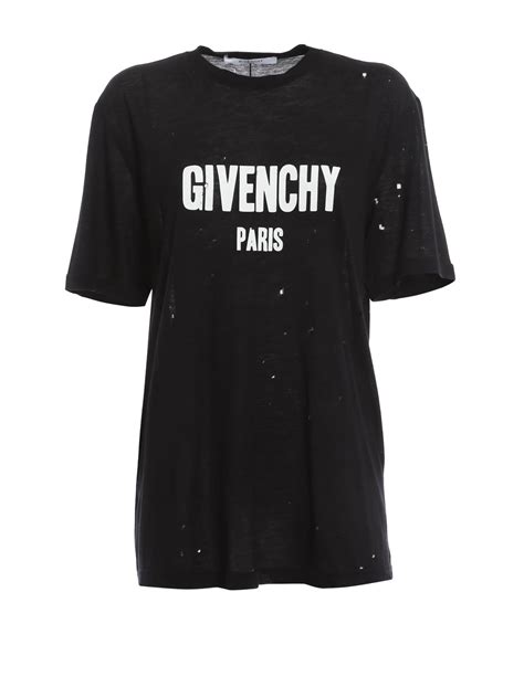 givenchy t shirt mit löchern herren|T.